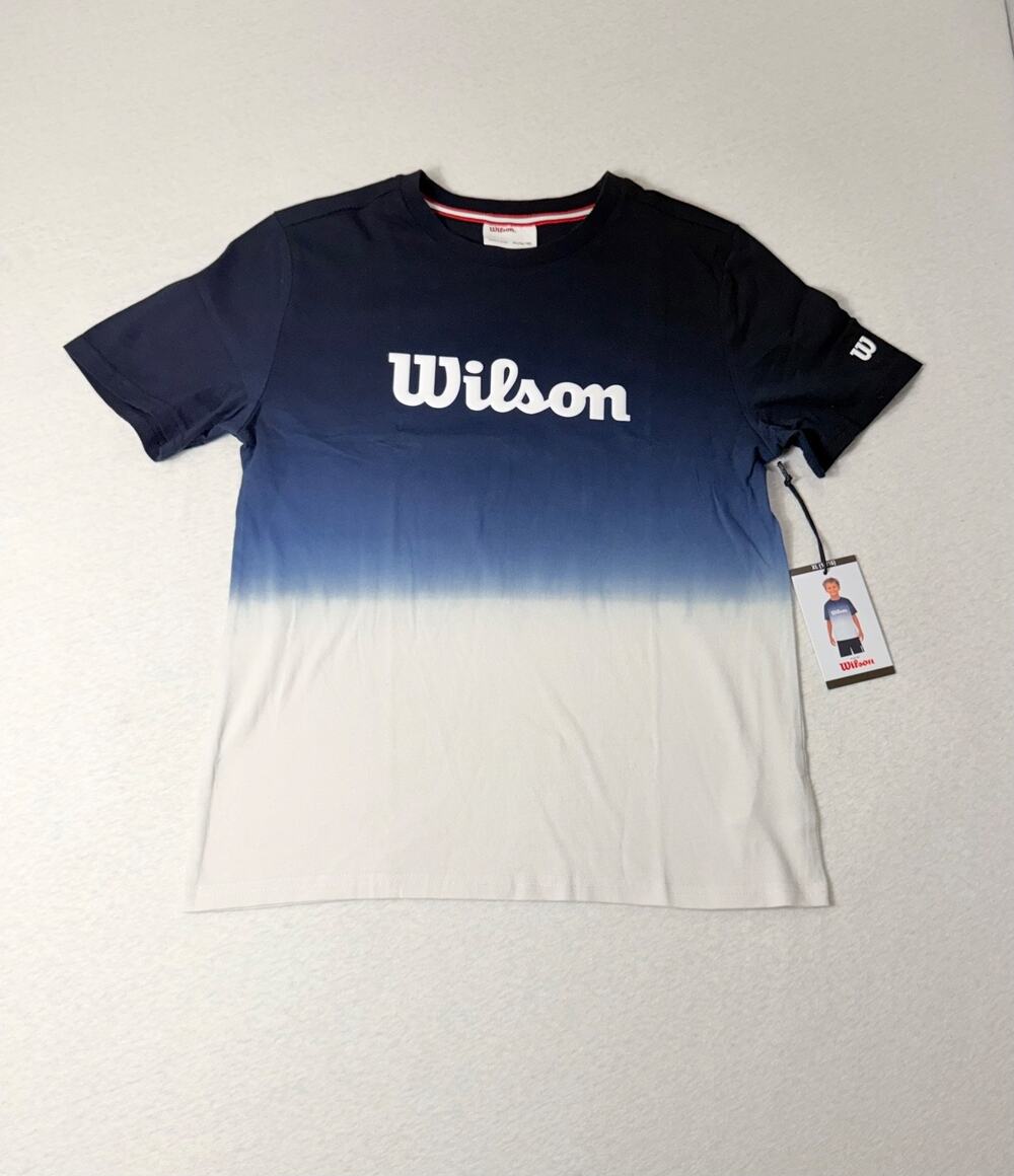 Wilson Boy's Lightweight Short Sleeve Breathable Activewear Shirt Sz XL 14/16